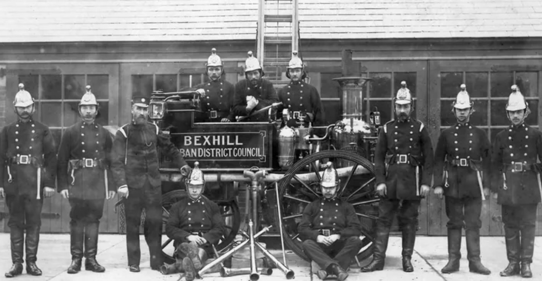 Merryweather black and white photo