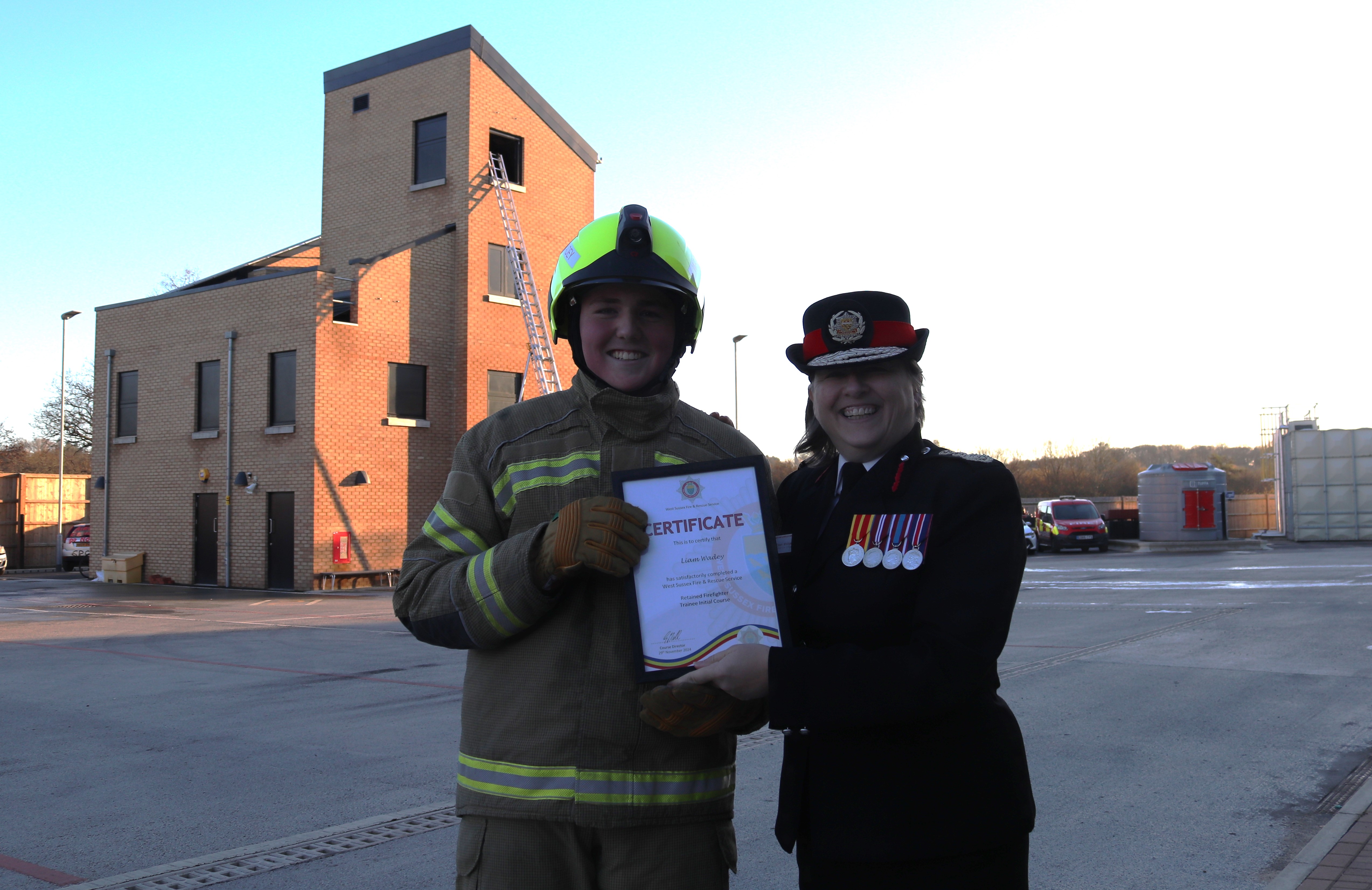 East Sussex Fire and Rescue Service welcome three new On-Call firefighters.