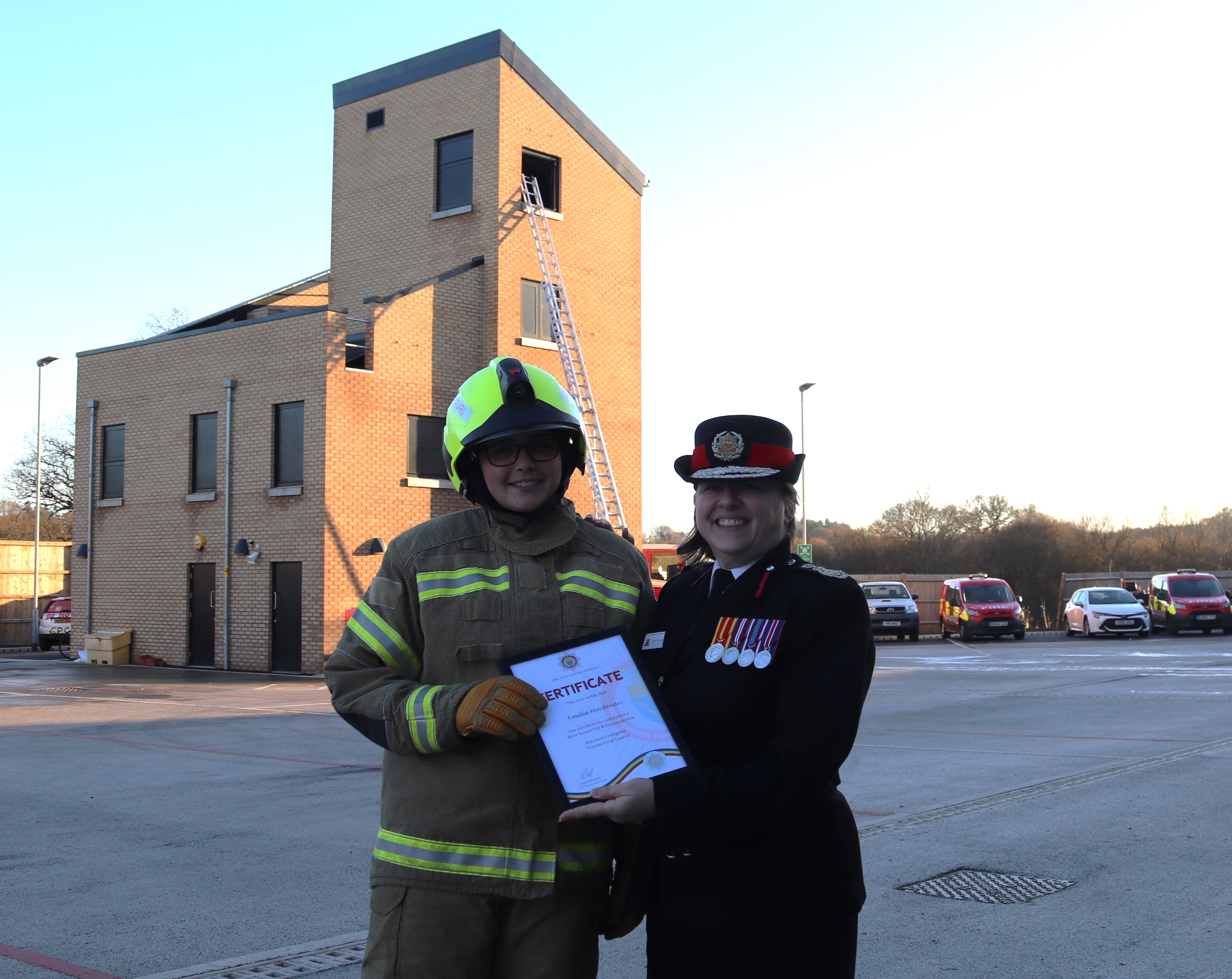 East Sussex Fire and Rescue Service welcome three new On-Call firefighters.