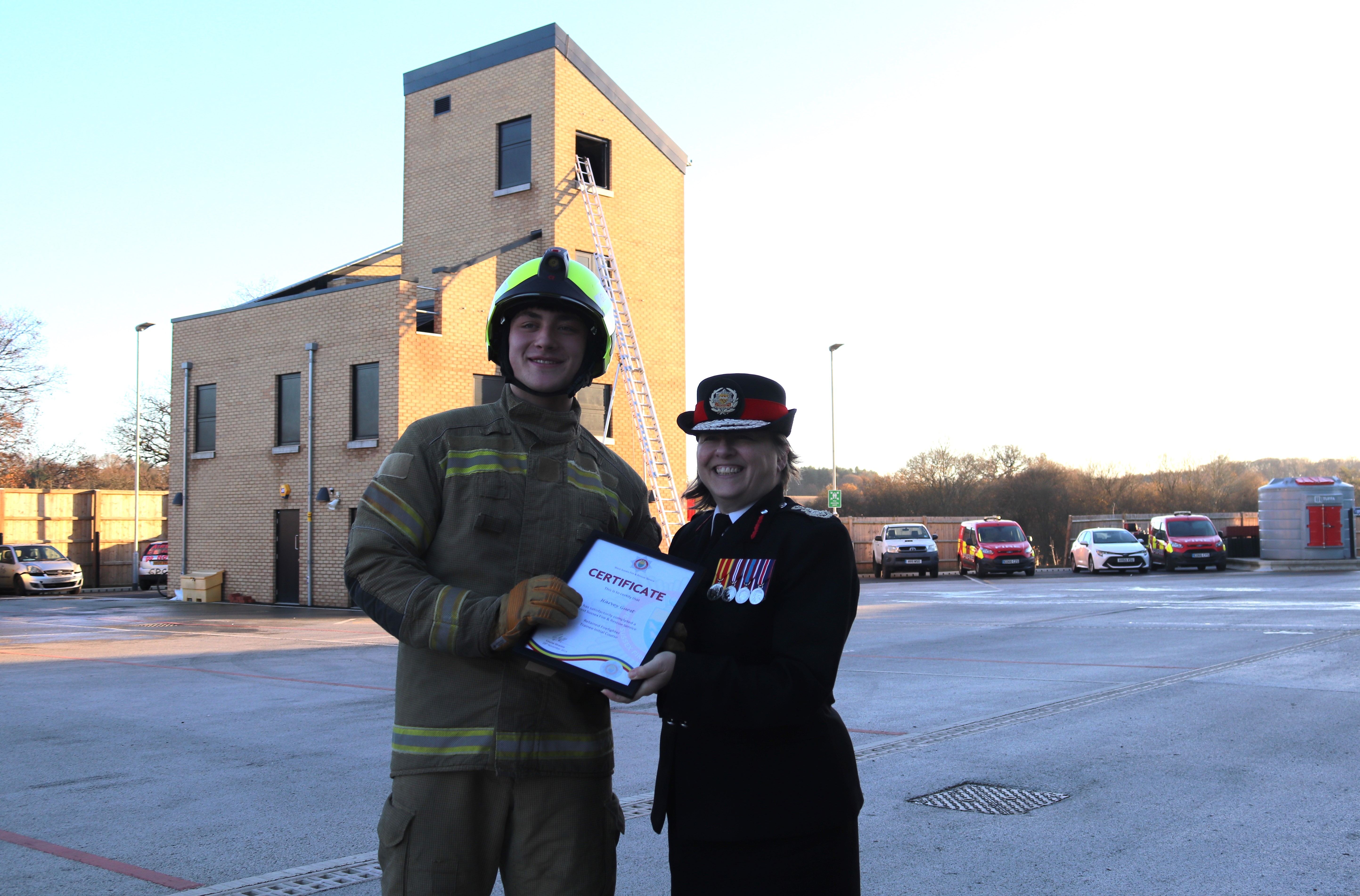 East Sussex Fire and Rescue Service welcome three new On-Call firefighters.