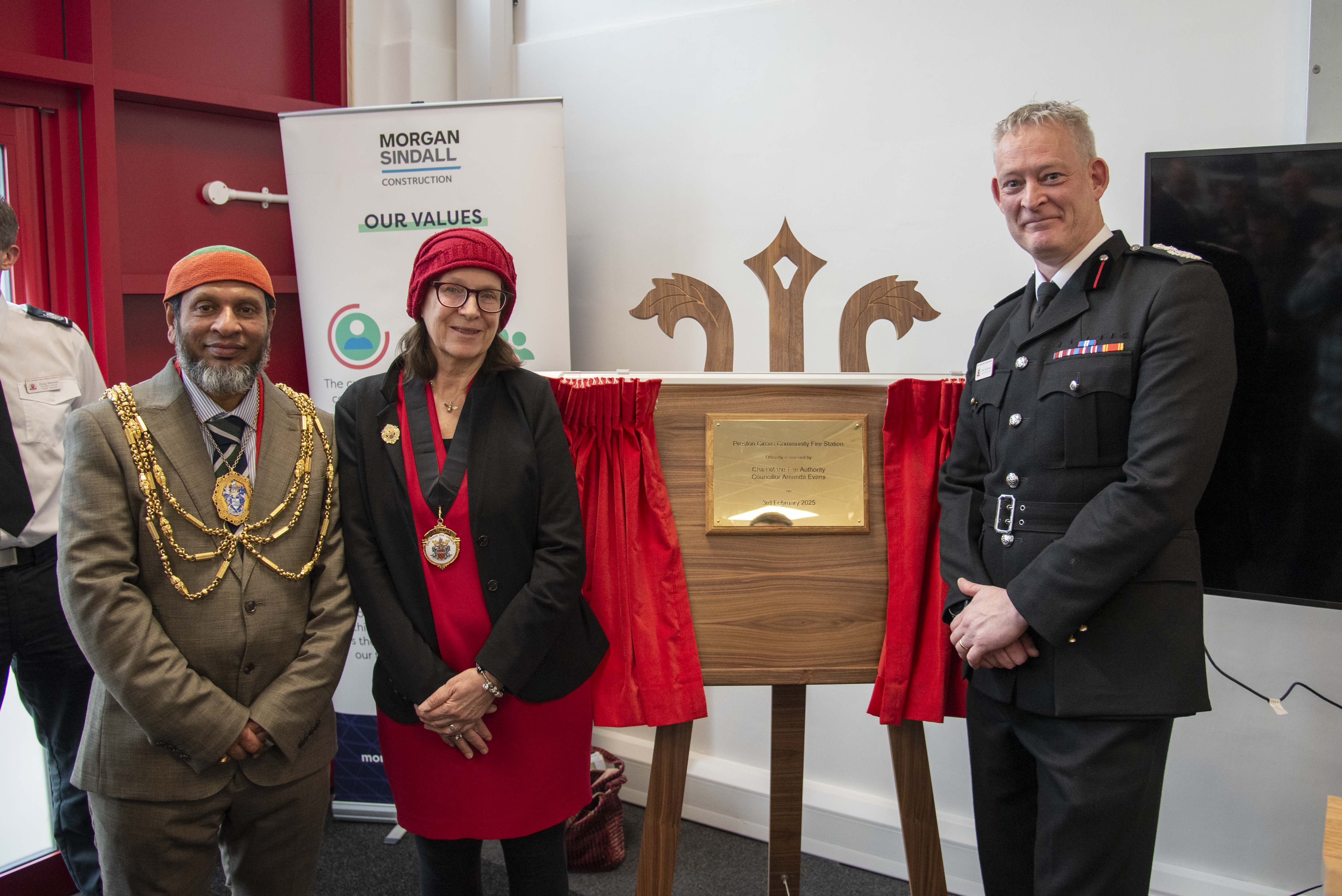 RE-opening of Preston Circus by Chief, Mayor and Chair