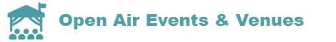 Open air events and venues